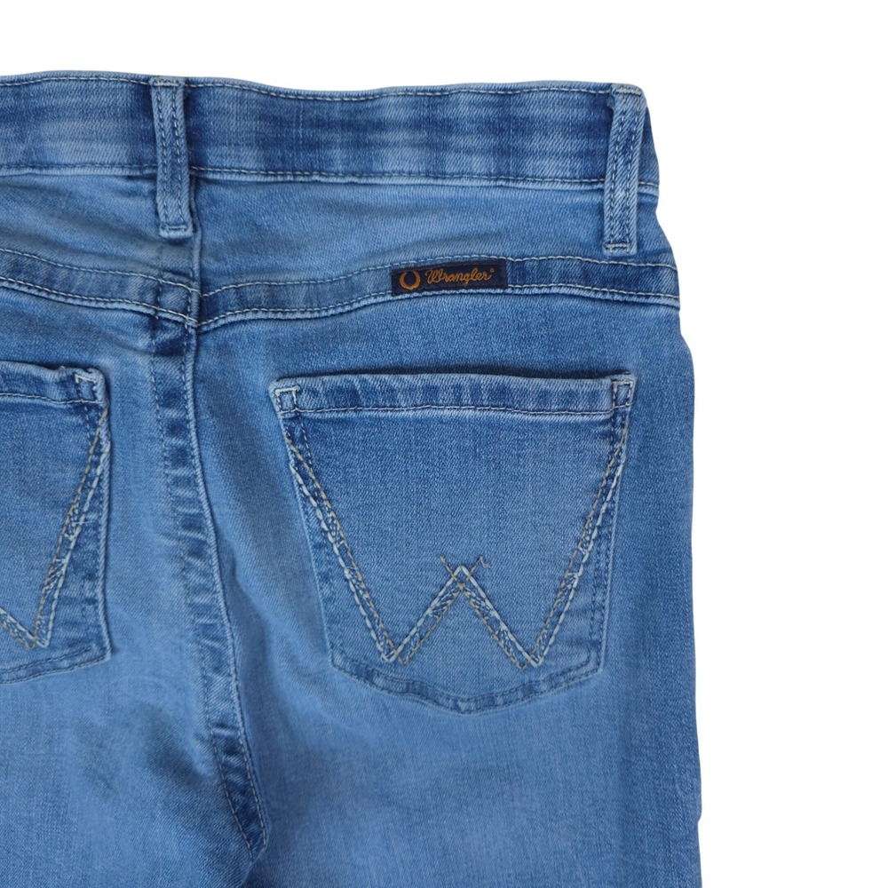 Wrangler Jeans Womens 7x32 Willow‎ Ultimate Riding Jean Light Wash Bootcut Denim
